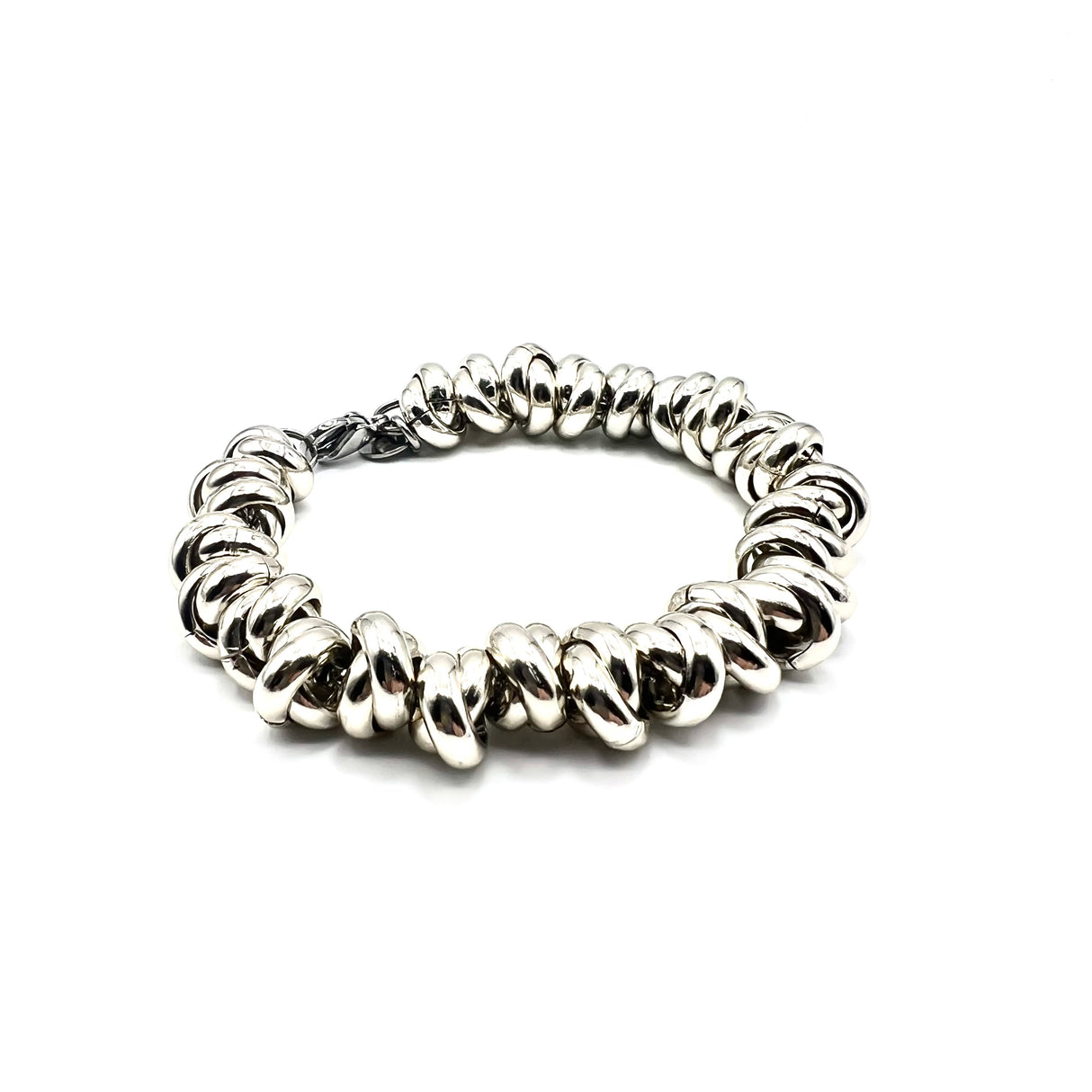 Bracciale anellini Alluminio Silver