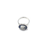 ANELLO CAMMEO DONNA BLU SLIM ARGENTO925