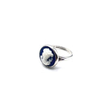 ANELLO CAMMEO DONNA BLU SLIM ARGENTO925