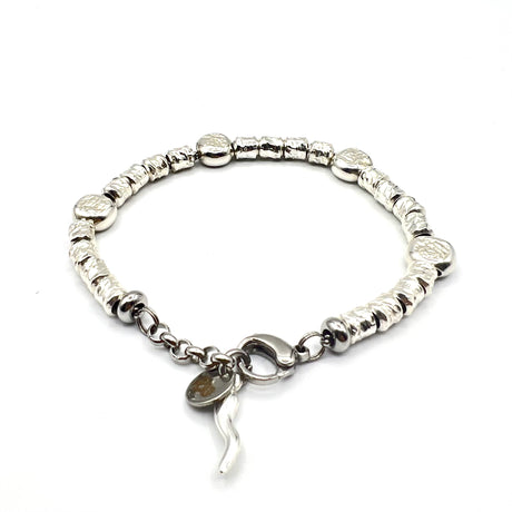 Bracciale pepite small alternate Argento925