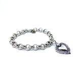 Bracciale Cuore Sacro Silver