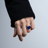 Anello Cuore Blue