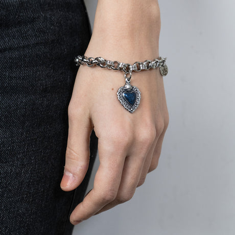 Bracciale Cuore Sacro Blue