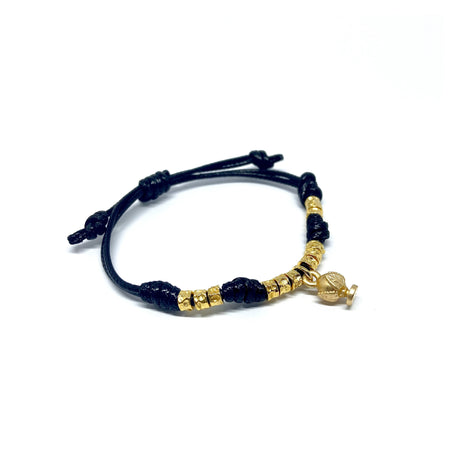 Bracciale cordino e Pumino Nero