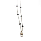 Collana Rosario Black Pumino