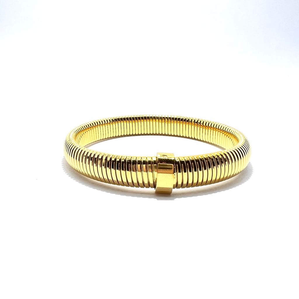 Bracciale Tubogas acciaio inossidabile Gold